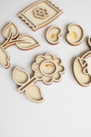 Speeltray miniset -  Cyclus van de bloem