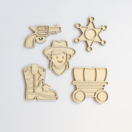 Speeltray  miniset -Cowboy