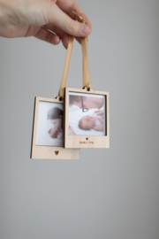 Fotoframe hanger van hout