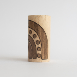Houten roller - Regenboog
