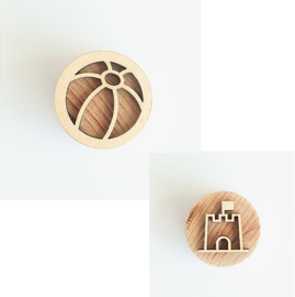 Stempel  Strandbal / Strandkasteel
