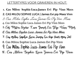 Invulbord - Naar school, met extra invulplek!