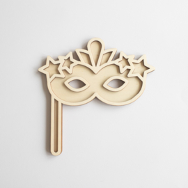 Houten speeltray - Masker