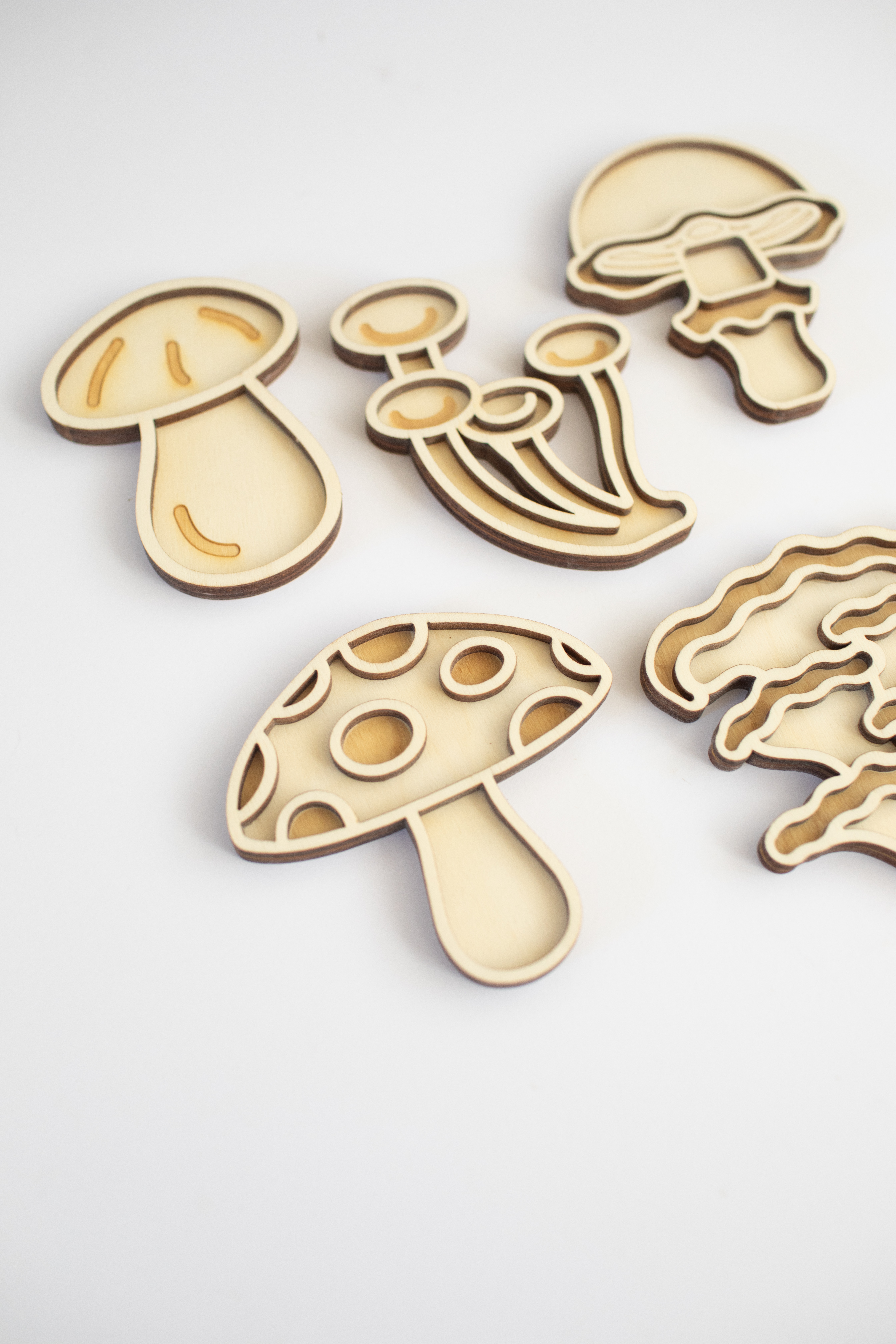 Speeltray miniset - Paddestoelen