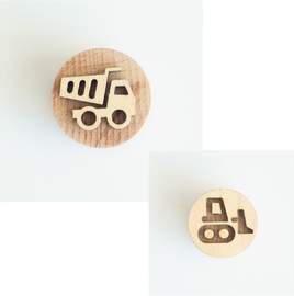 Stempel  Kiepwagen / Schuifmachine
