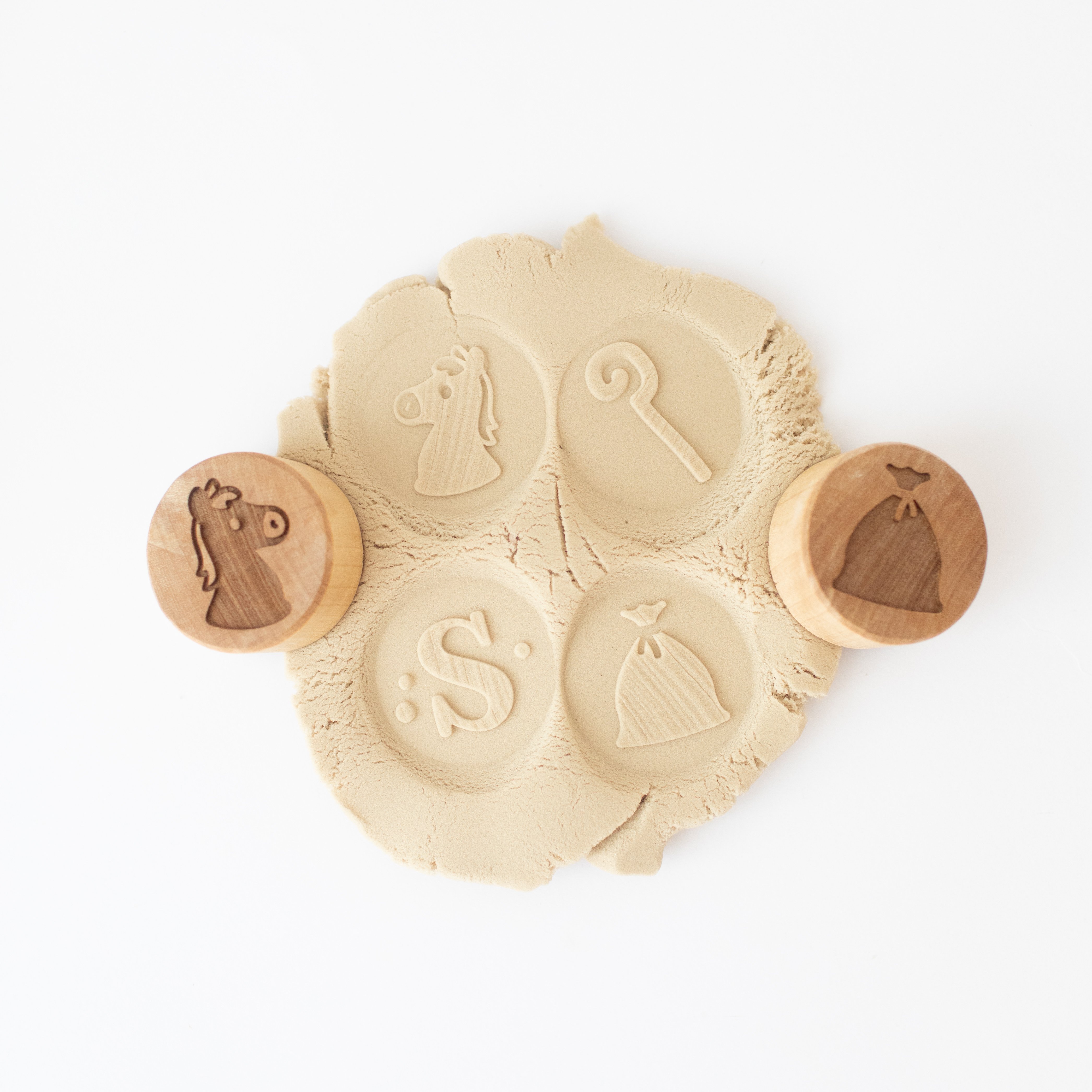 Houten stempelset - Sinterklaas Set 2