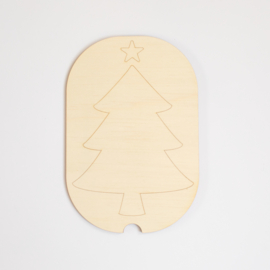Trofast insert - Kerstboom met of zonder ornamenten (abstract) (klein)