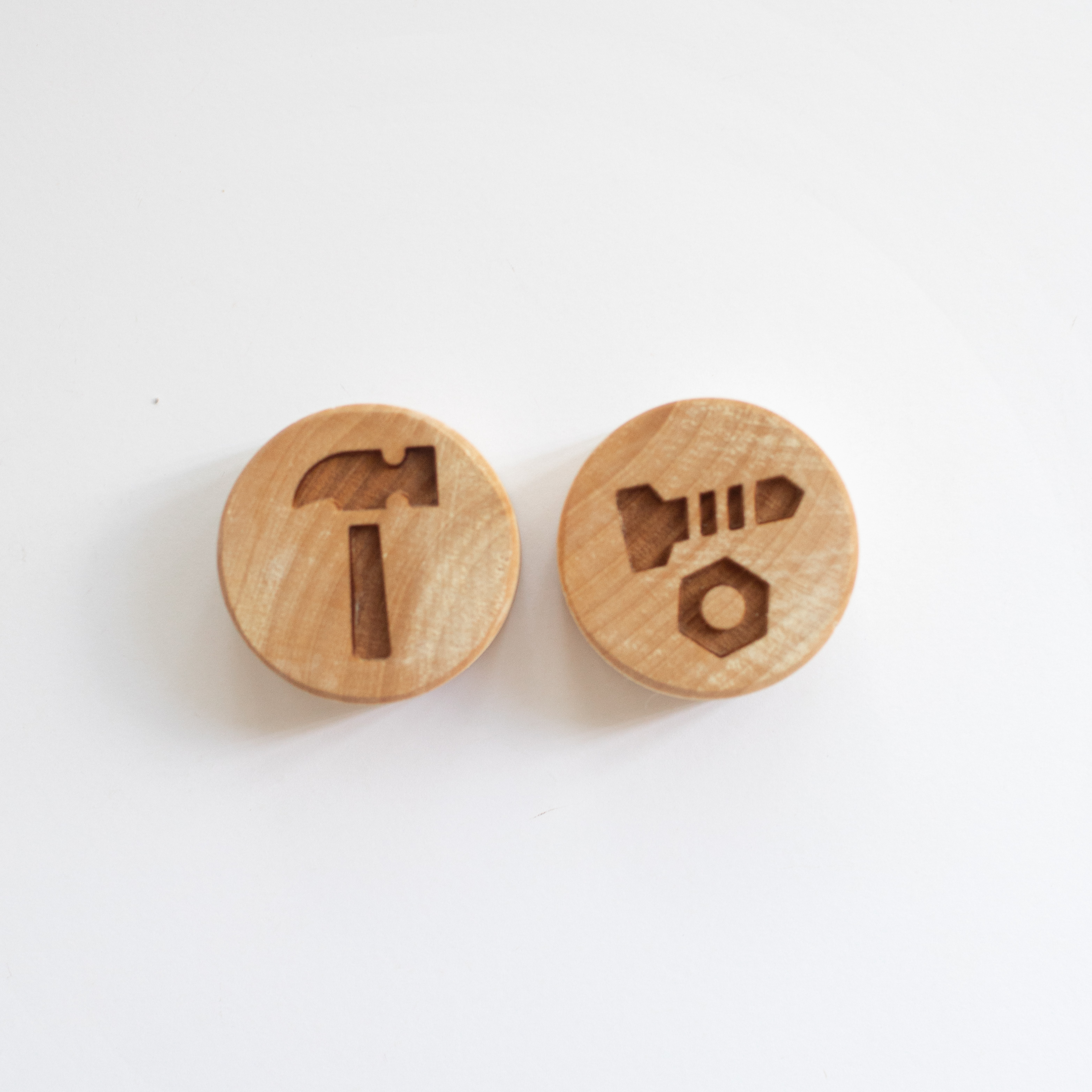 Houten stempelset - Gereedschap