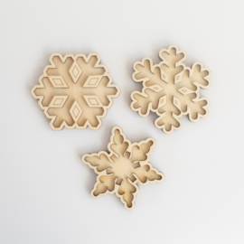 Speeltray miniset - Sneeuwvlokken