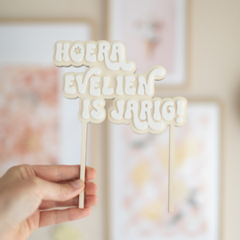 Taarttopper - Hoera [naam] is jarig!