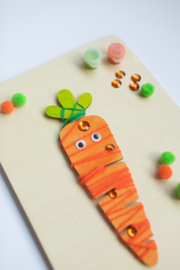 Knutsel wortel - Leuk voor in de schoen! -