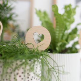 (Planten)steker - Hartje Rond