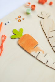 Knutsel wortel - Leuk voor in de schoen! -