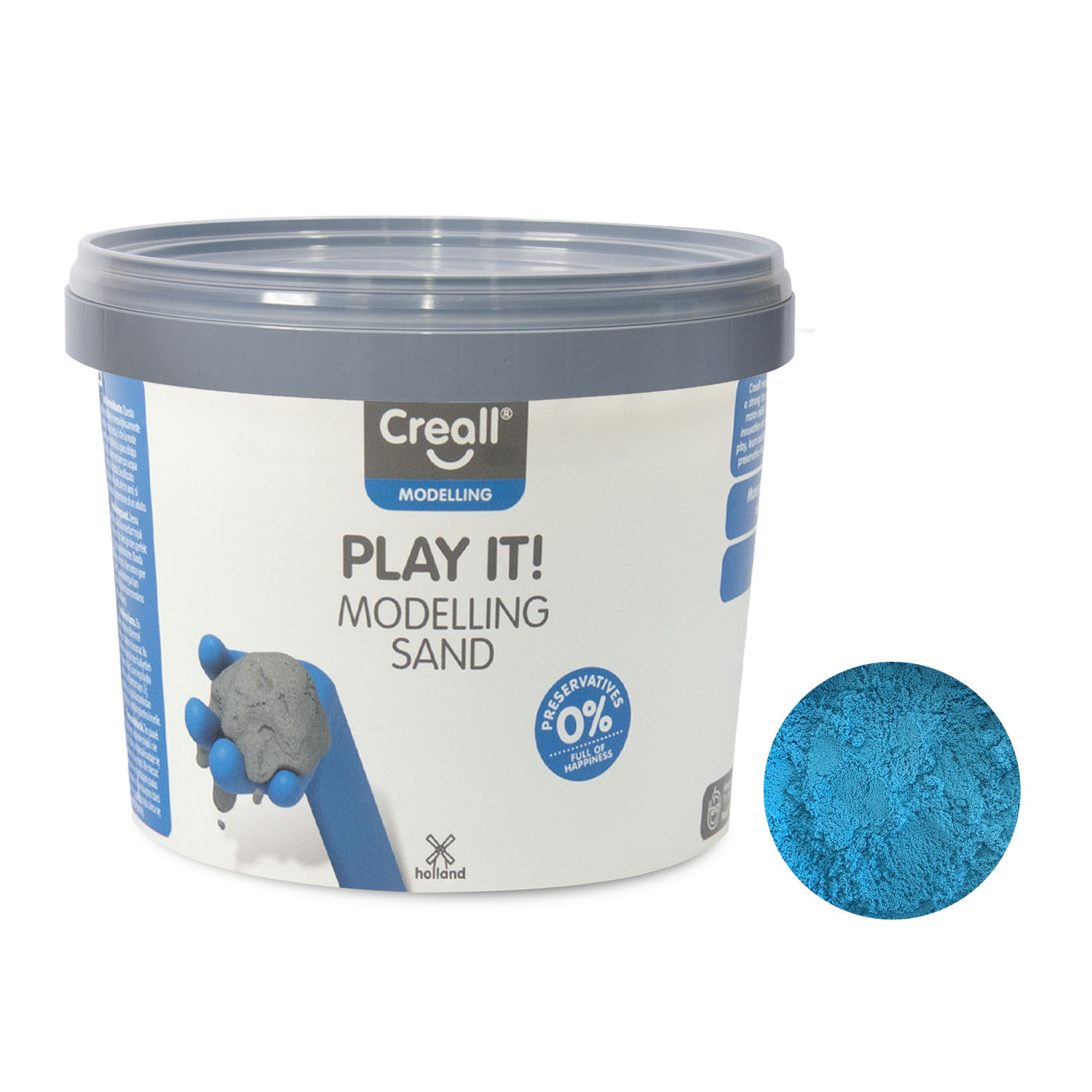 Speelzand Blauw - 750 gram