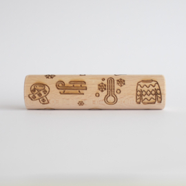 Houten roller - De winter