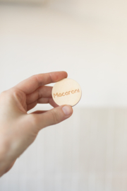 Houten labels voor Ingrediënten