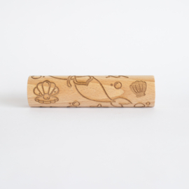 Houten roller - Zeemeermin