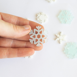Figurenset - Sneeuwvlokken (10 stuks)