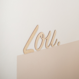 Naam van hout - Lou