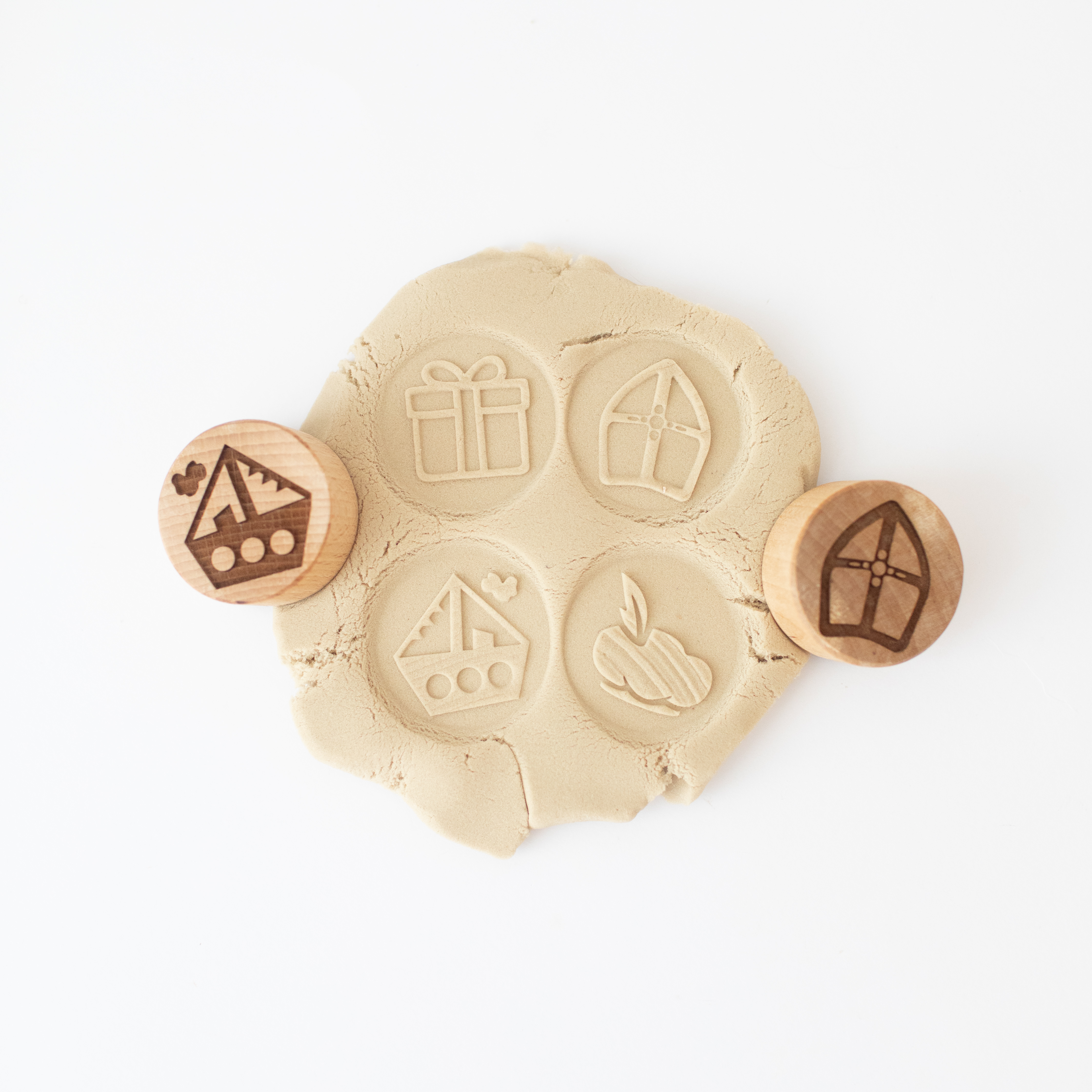 Houten stempelset - Sinterklaas Set 1