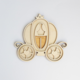 Houten speeltray - Koets