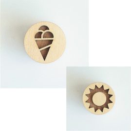 Stempel Ijsje / Zon