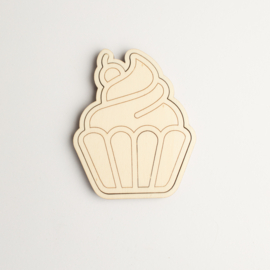 2 in 1 speeltray - Cupcake