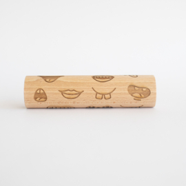Houten roller - Mondjes