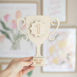 Houten trofee knutselen