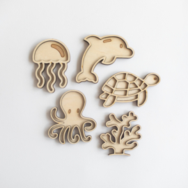 Speeltray miniset -  Oceaan