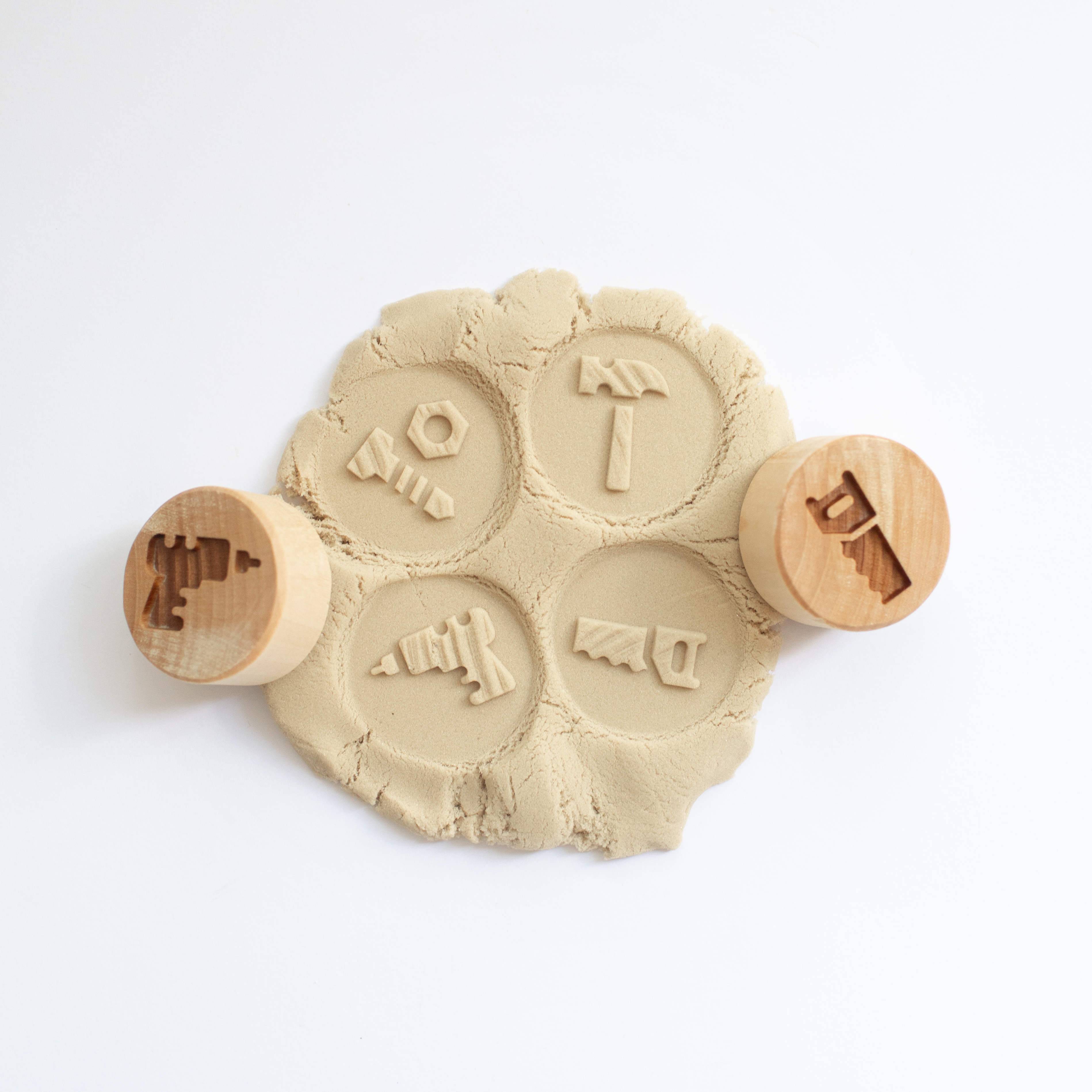 Houten stempelset - Gereedschap