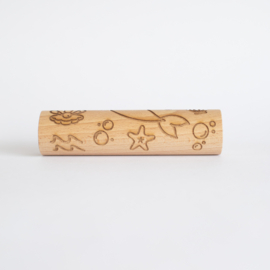 Houten roller - Zeemeermin