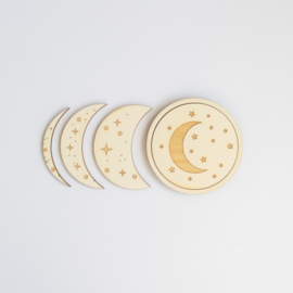 Speeltray  miniset  - Maanfases (puzzel)