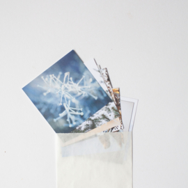 Vierkante winterkaarten - set van 9
