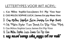 Invulbord - Naar school, met extra invulplek!