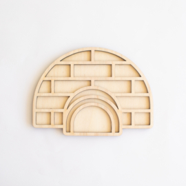 Houten speeltray - Iglo