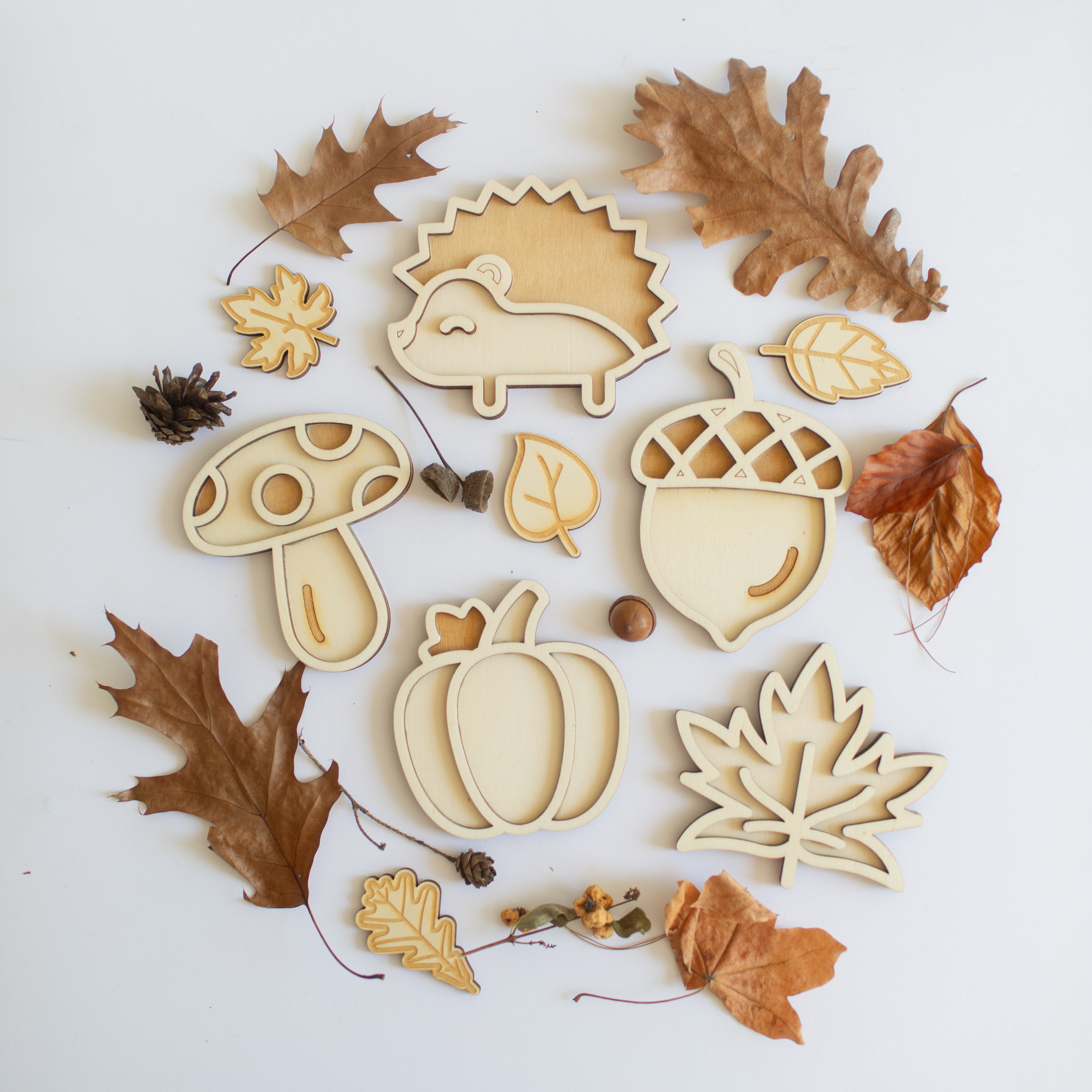 Speeltray miniset - De herfst