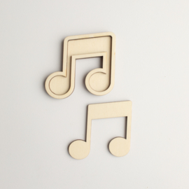 2 in 1 speeltray - Muzieknoot