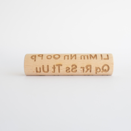 Houten roller - Alfabet
