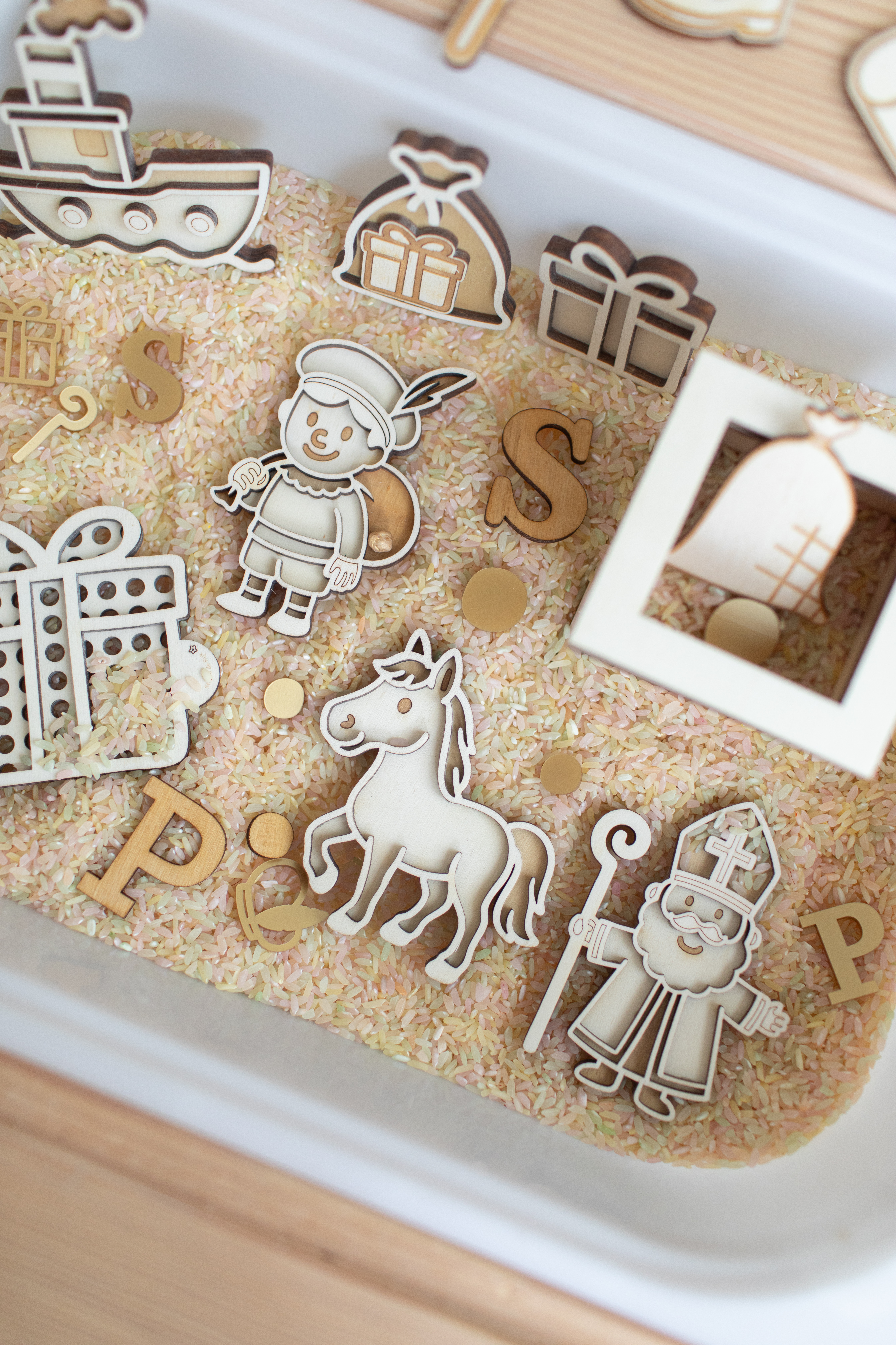 Speeltray miniset -  Sint & Piet