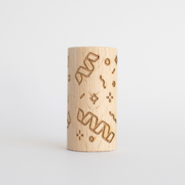 Houten roller - Confetti