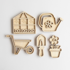 Speeltray miniset - De moestuin