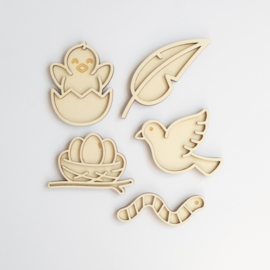 Speeltray  miniset  - De vogel