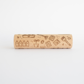 Houten roller - De moestuin