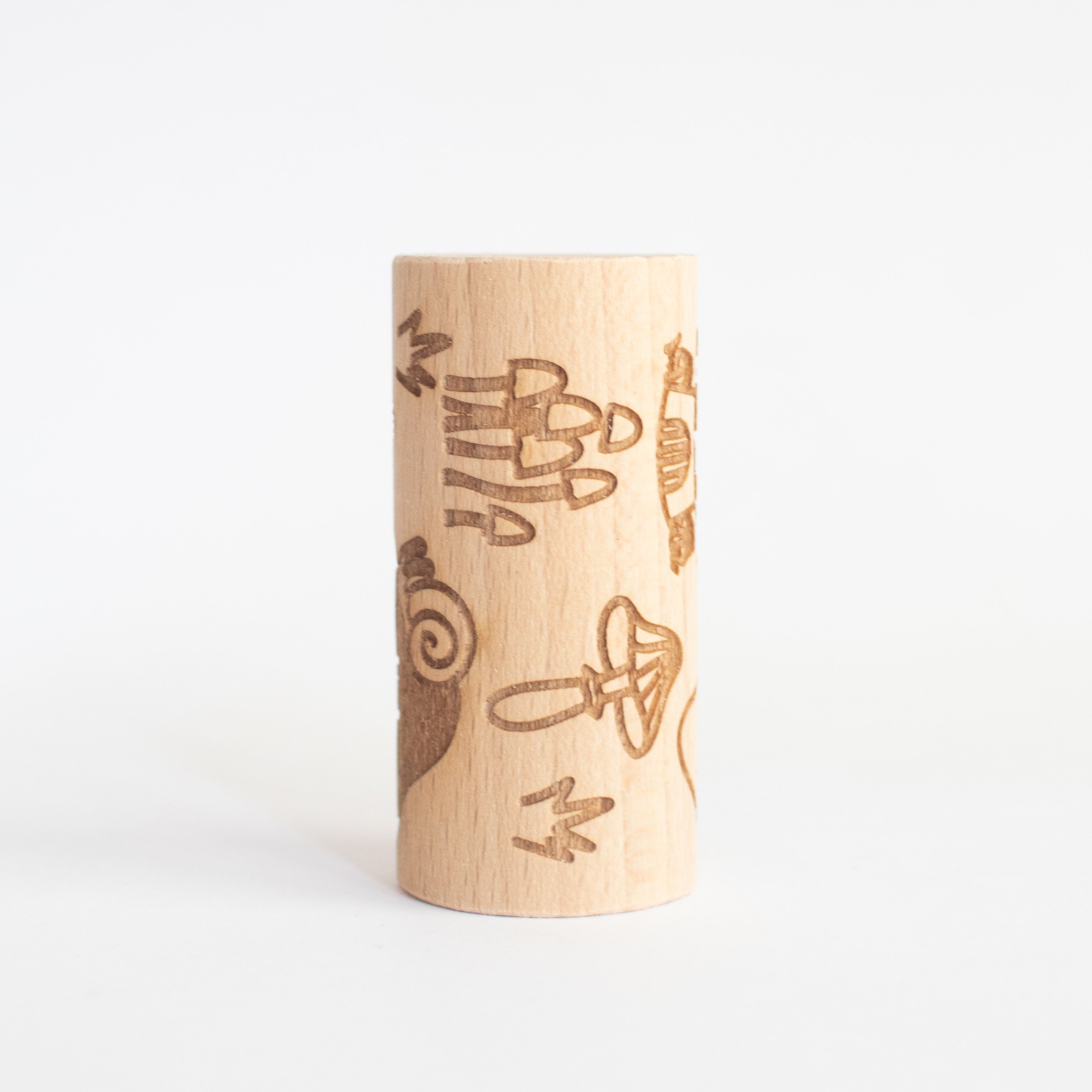 Houten roller - Paddenstoelenbos