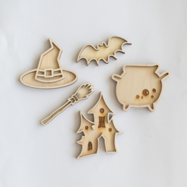 Speeltray miniset - Wicked Witch