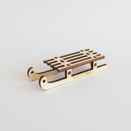 Houten slee