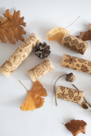 Houten roller - Paddestoelen