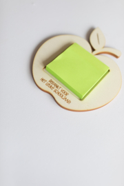 Post it houder - Appel