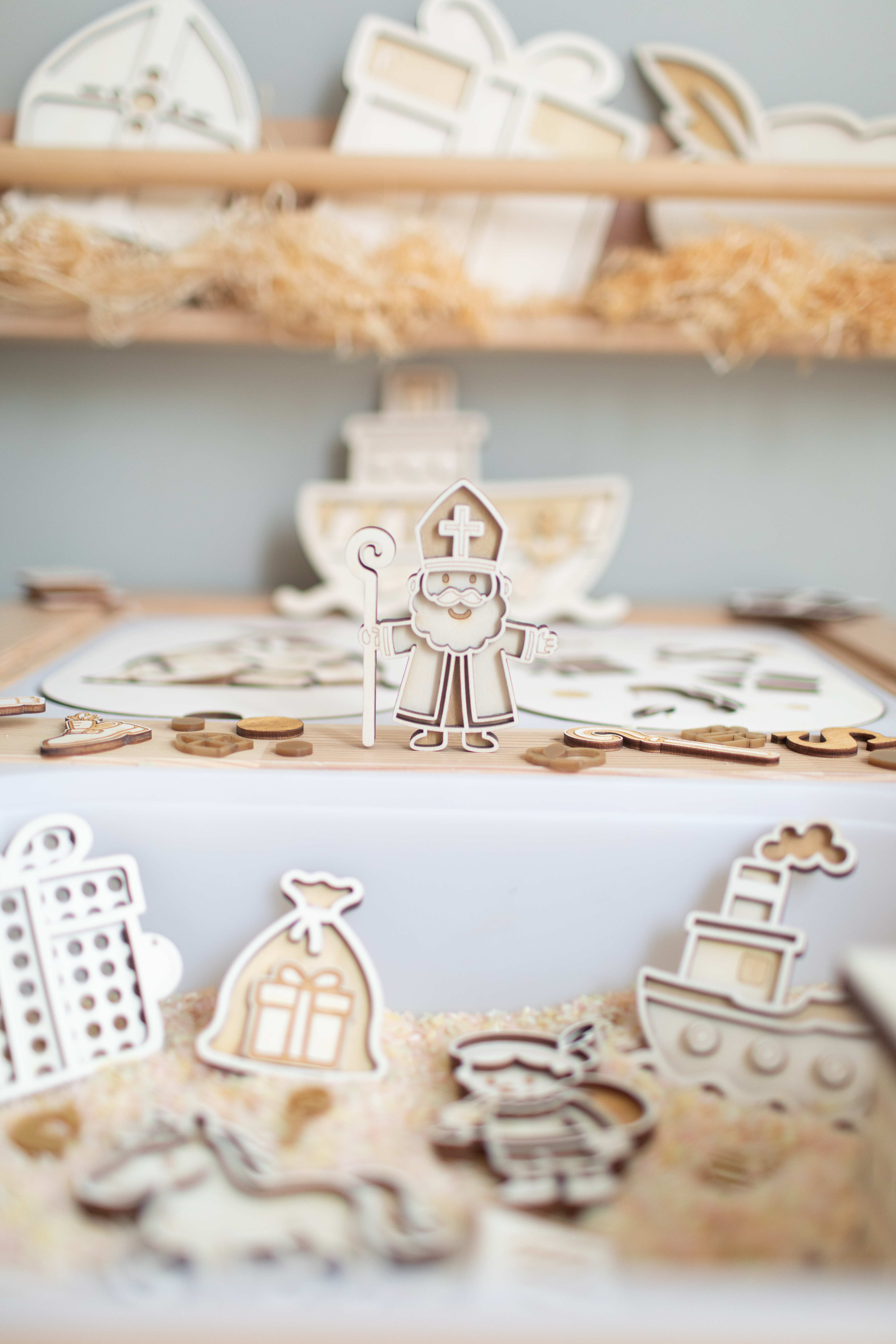 Speeltray miniset -  Sint & Piet